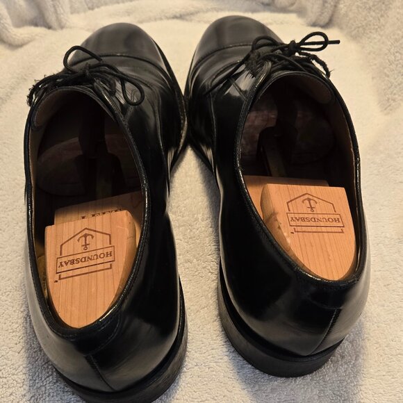 Johnson & Murphy Cap Toe Dress Shoe Extra Wide Black 10.5 3E - Picture 2 of 6